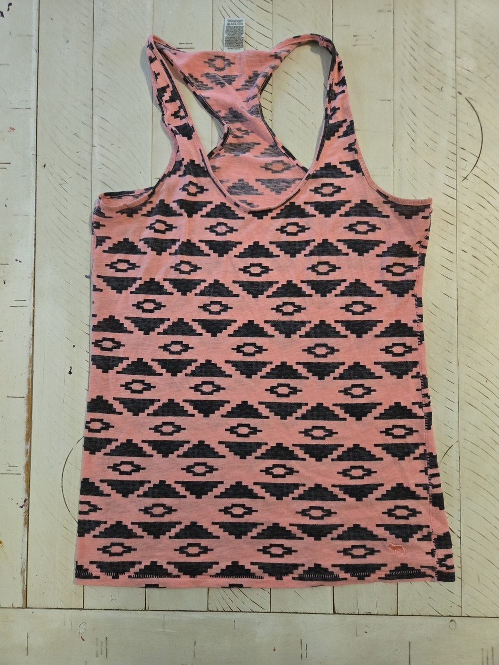 PINK Victoria's Secret Aztec Print Racerback Sleep Tank Large